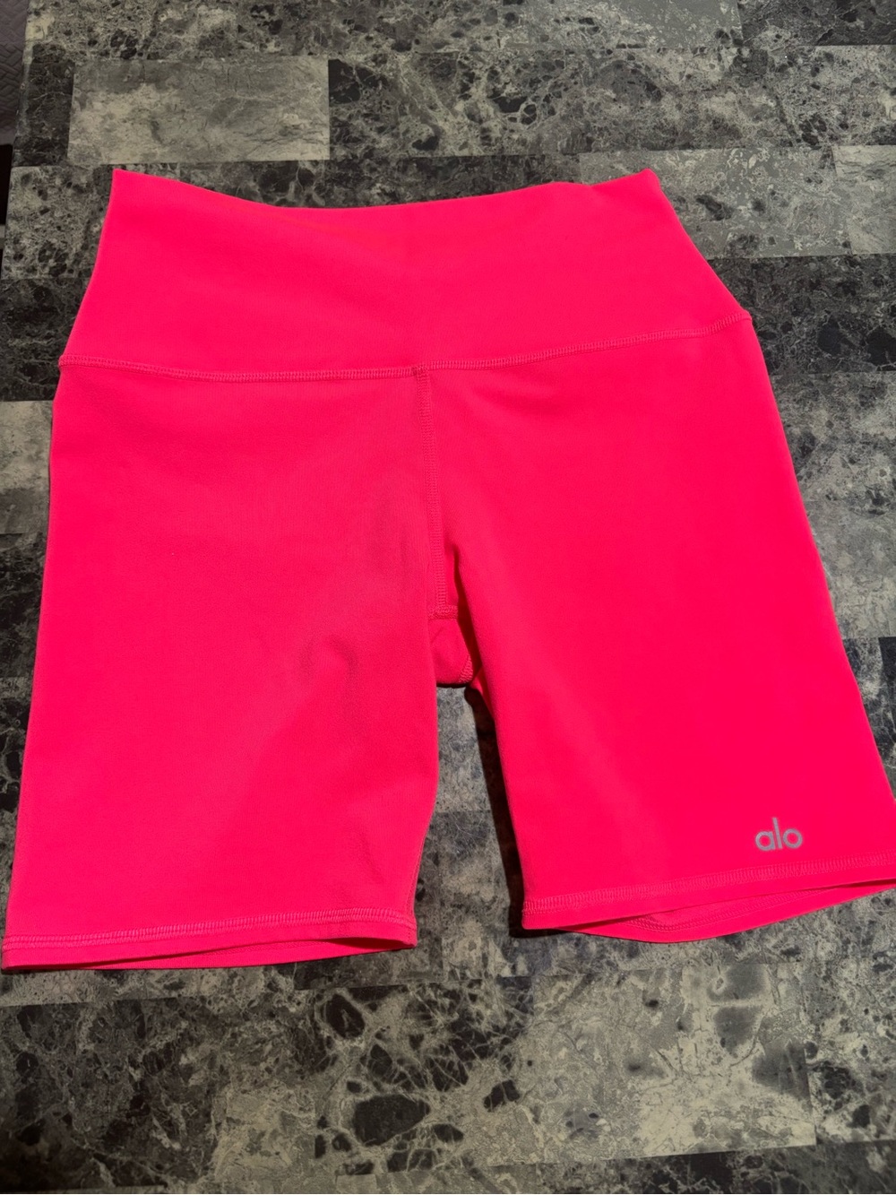 ALO Yoga Hot Pink Bike Shorts